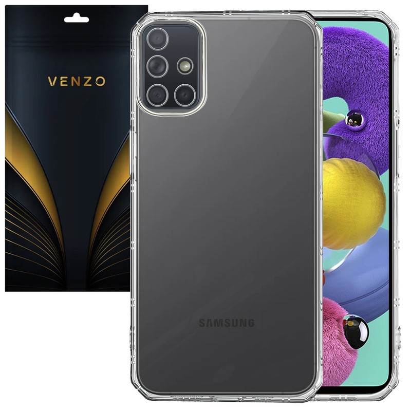 کاور ونزو مدل Crystal مناسب برای گوشی موبایل سامسونگ Galaxy A51