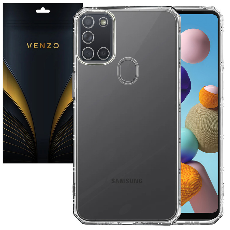 کاور ونزو مدل Crystal مناسب برای گوشی موبایل سامسونگ Galaxy A21S