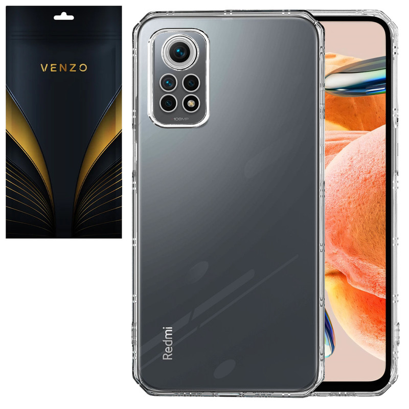 کاور ونزو مدل Crystal مناسب برای گوشی موبایل شیائومی Redmi Note 12 Pro 4G / Note 11 Pro 4G / 5G