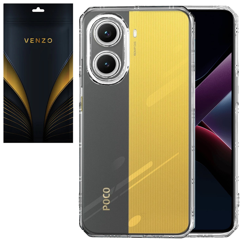 کاور ونزو مدل Crystal مناسب برای گوشی موبایل شیائومی Poco X7 Pro / Redmi Turbo 4