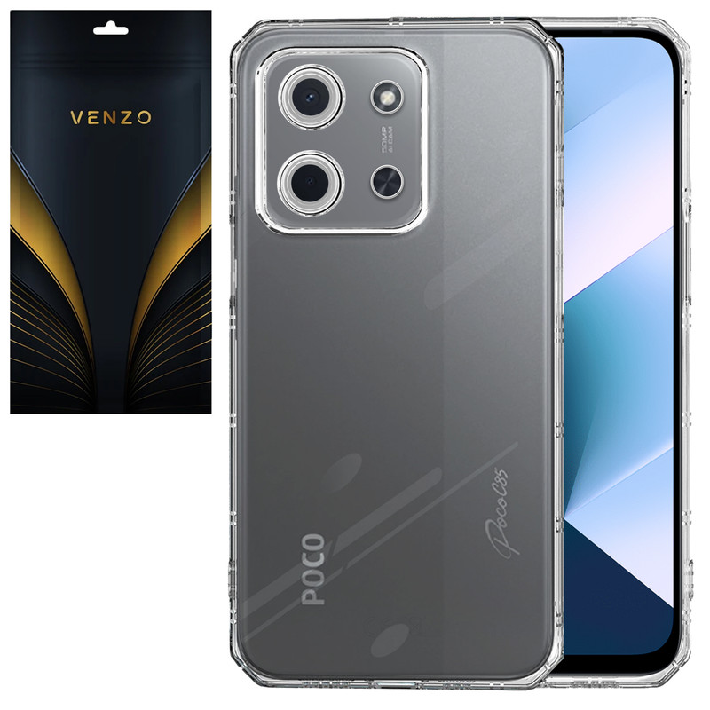 کاور ونزو مدل Crystal مناسب برای گوشی موبایل شیائومی Redmi 15C 4G / Poco C85